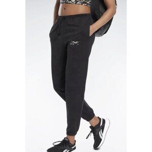 NEW Reebok Women's Plus Size Modern Safari Sweatpants Joggers Black Size 1X/16w